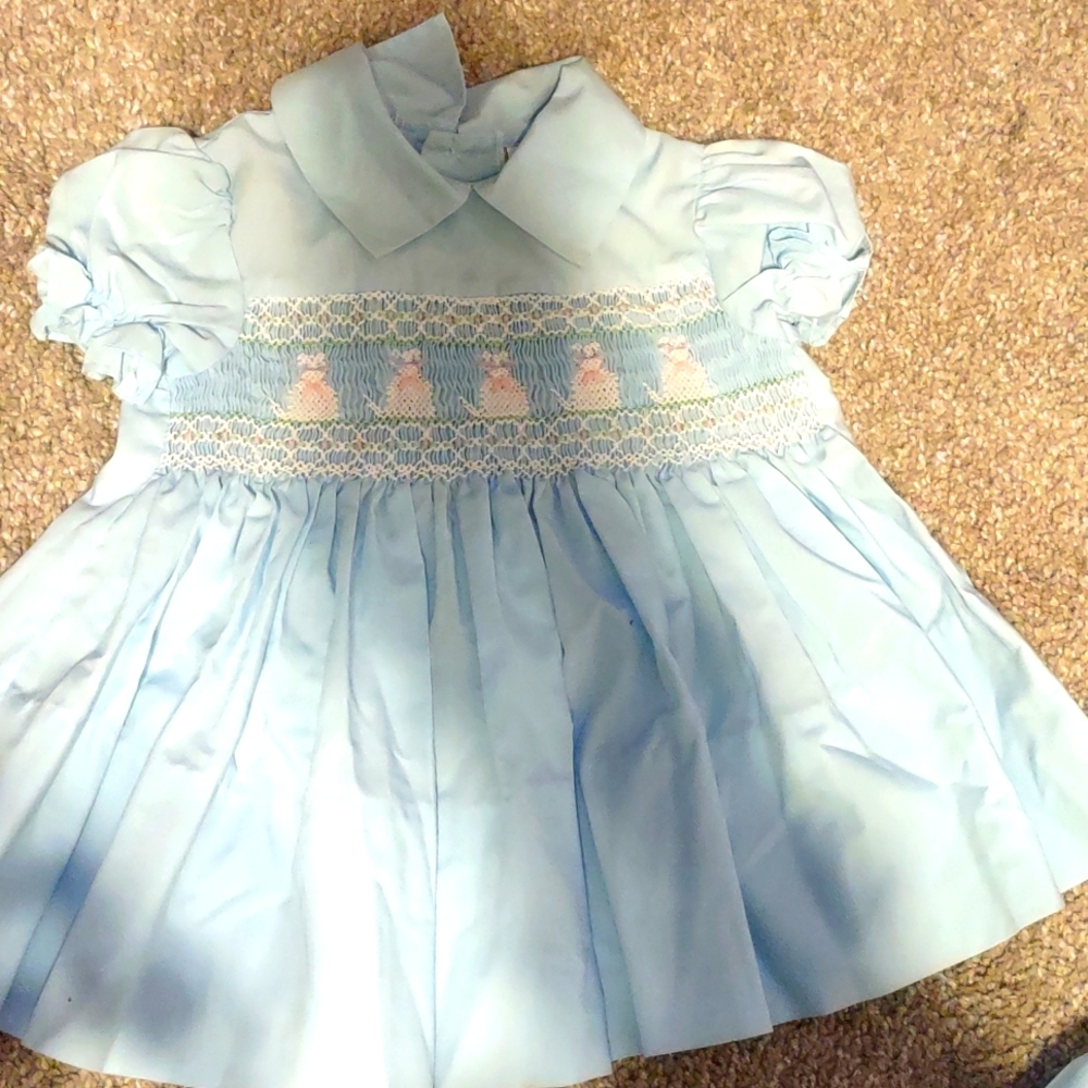 Vintage girls dress and bloomers